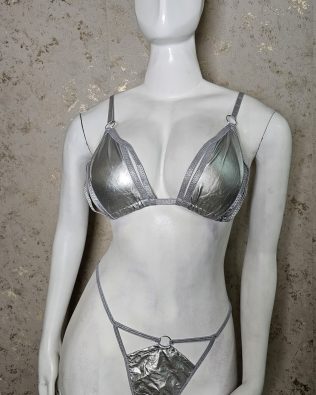 Set de 2 Piezas Metalizado