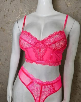 Set De Dos Piezas Fucsia