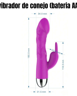 Vibrador De Conejo (Utiliza Bateria AAA)